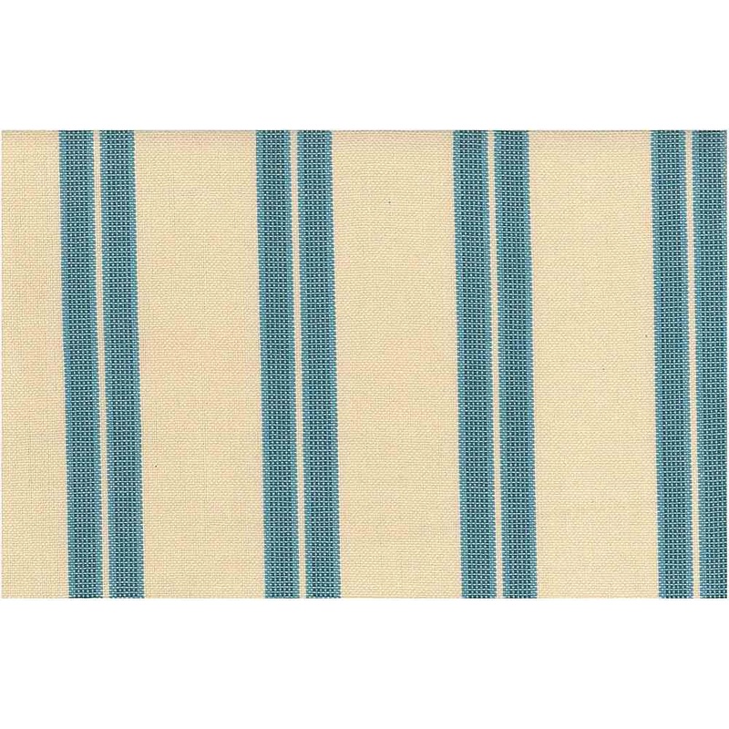 Antigua Stripe Lake Laura Kiran Fabric