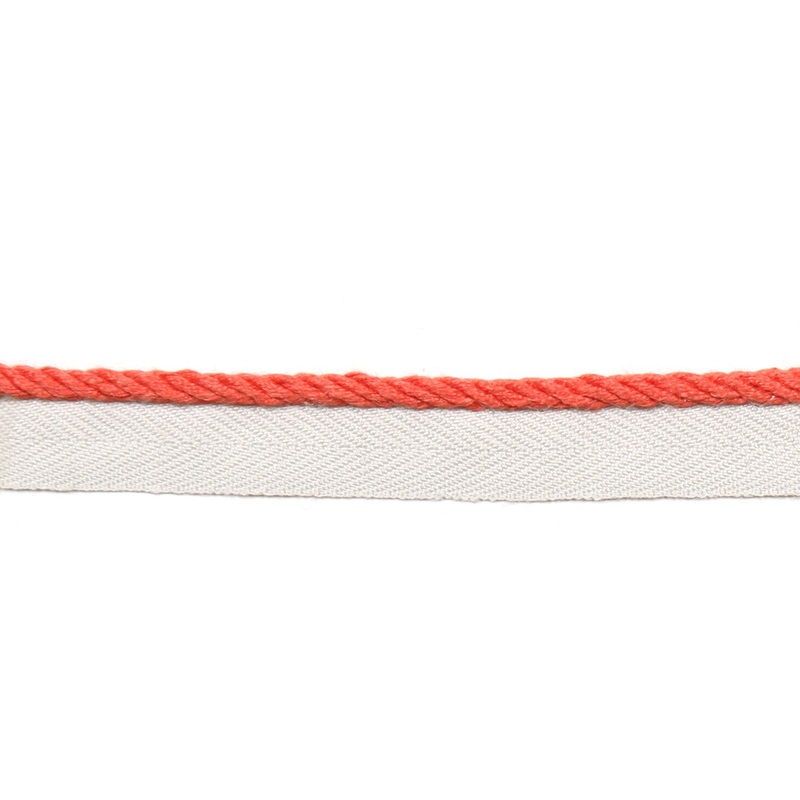 Le Lin 1/8" Micro Cord Dark Coral Europatex Trim