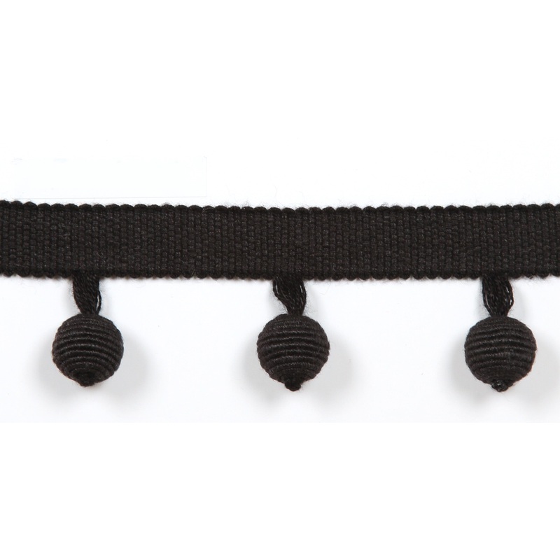 Le Lin Beaded Fringe Black Europatex Trim