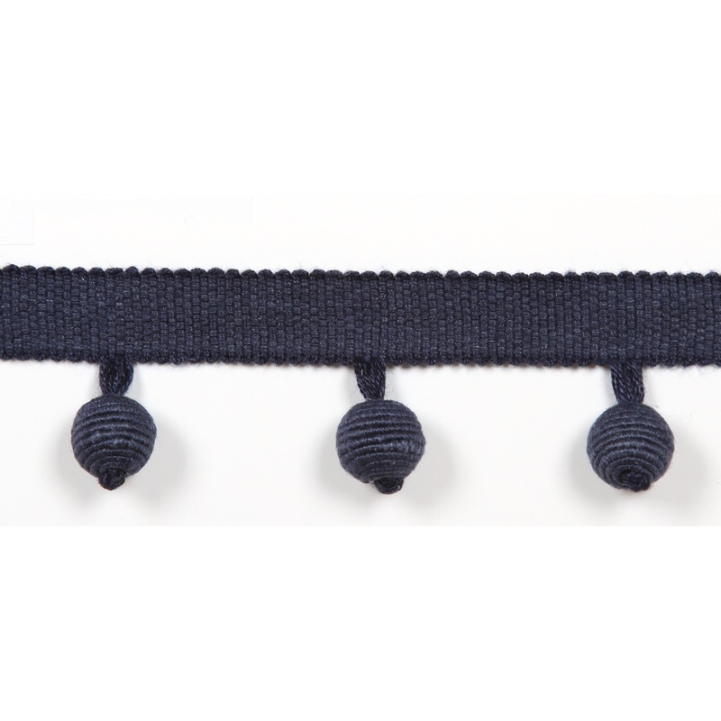Le Lin Beaded Fringe Navy Europatex Trim