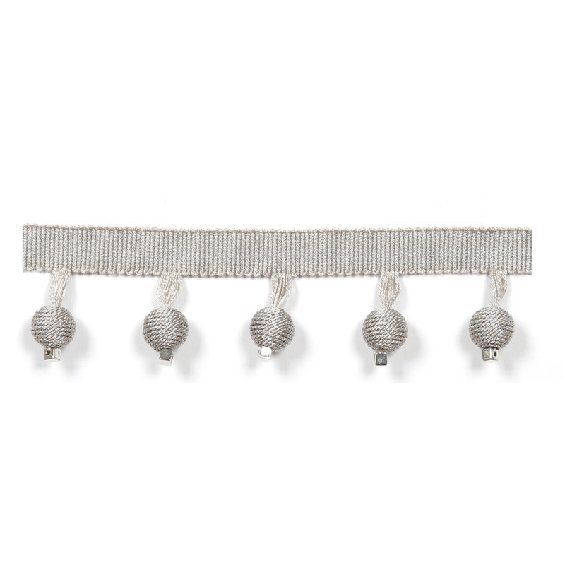 Le Lin Metalic Beaded Fringe Ice Europatex Trim