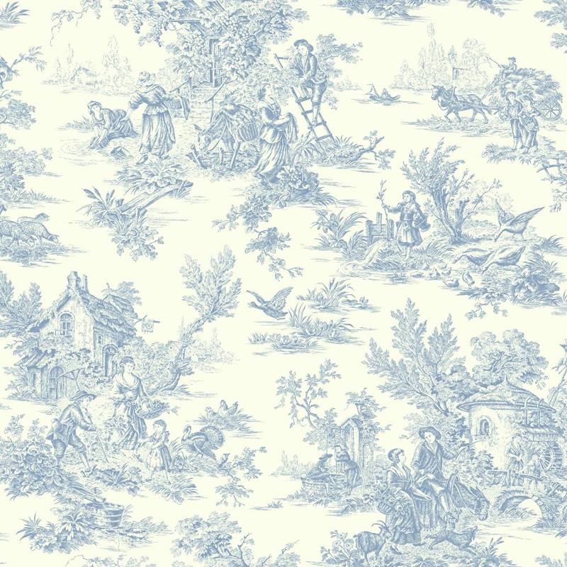 Ashford Toiles Campagne Toile Wallpaper (AT4229_B12)