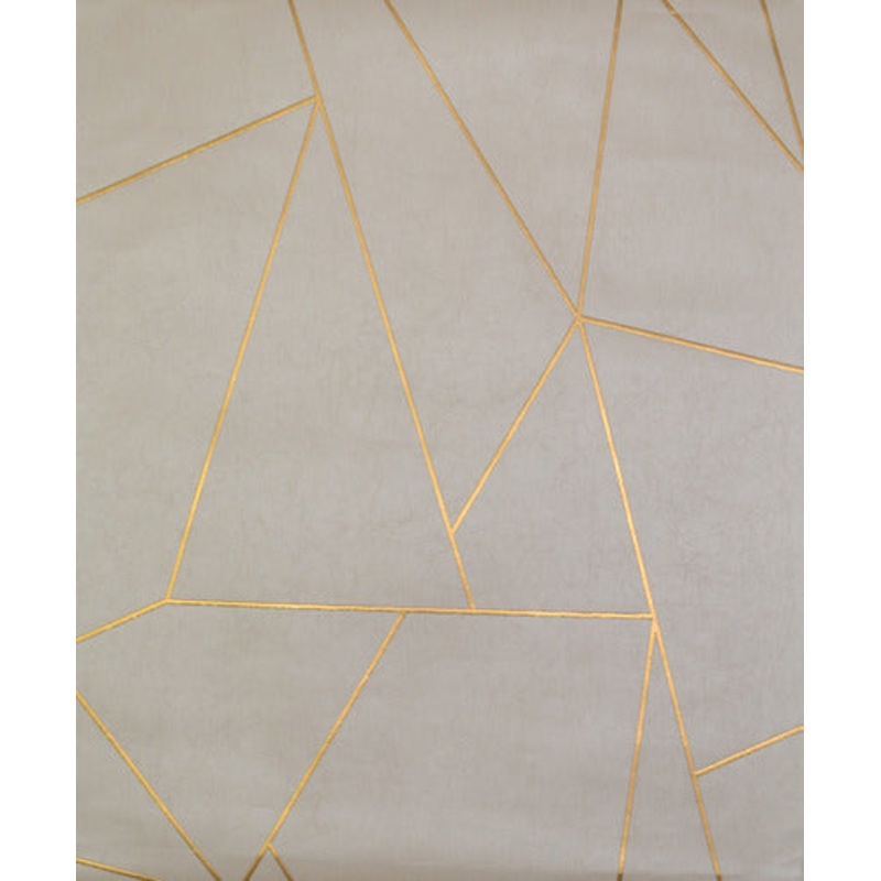 NW3500 Nazca Almond/Pearl/Gold Wallpaper