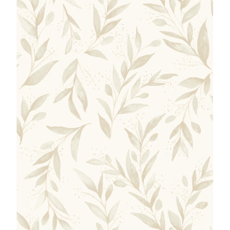 Olive Branch Beige Magnolia Home Vol. II Wallpaper