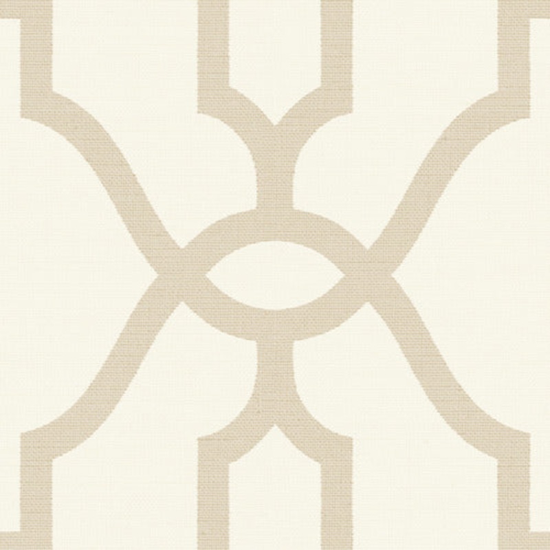 Woven Trellis Embossed Letter (Beige) Magnolia Home Vol. II Wallpaper