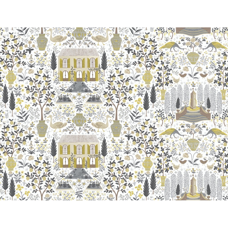 RI5107 Linen/Gold Camont Wallpaper
