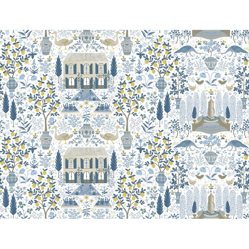 RI5108 Indigo Camont Wallpaper