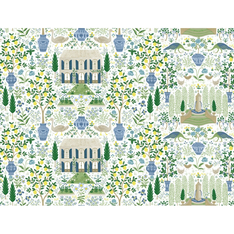 RI5109 Blue/Green Camont Wallpaper