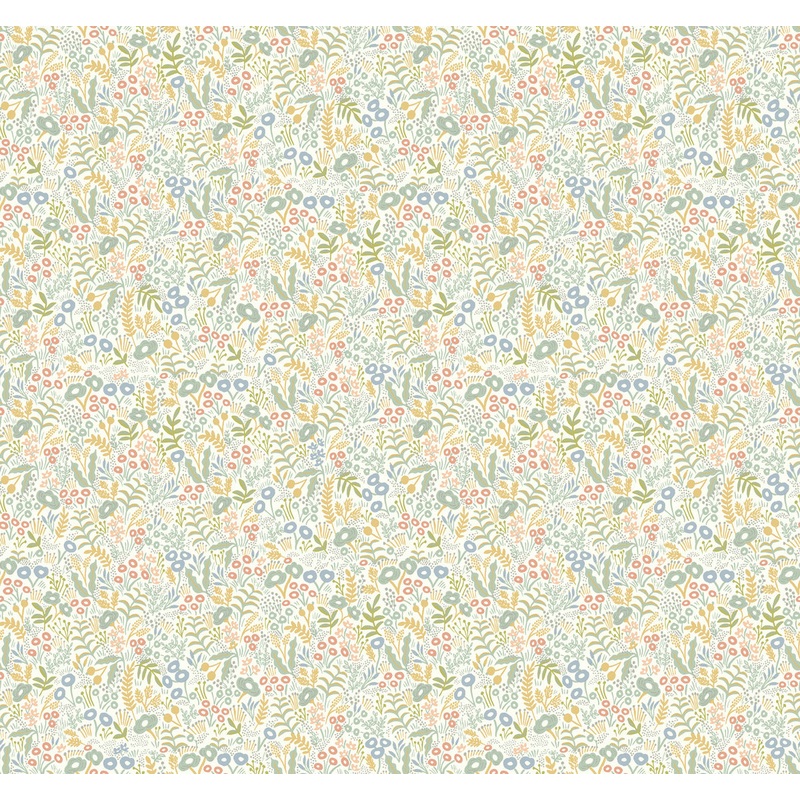 RI5127 Light Mustard Tapestry Wallpaper