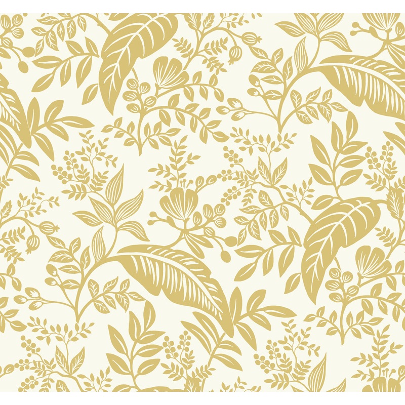 RI5138 Gold/White Canopy Wallpaper