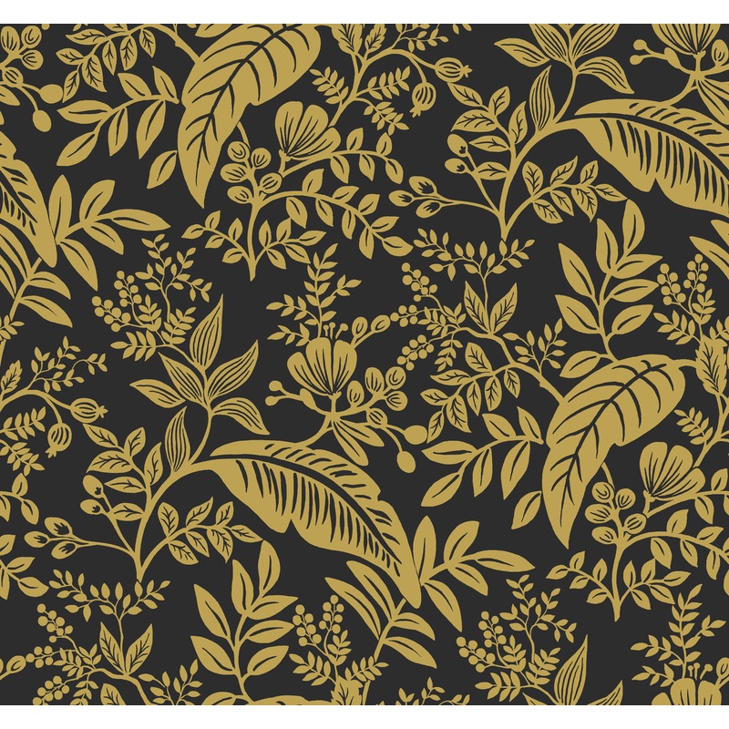 RI5139 Gold/Black Canopy Wallpaper
