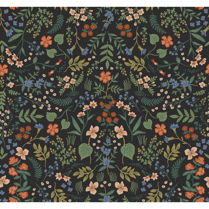 RI5158 Black Wildwood Wallpaper