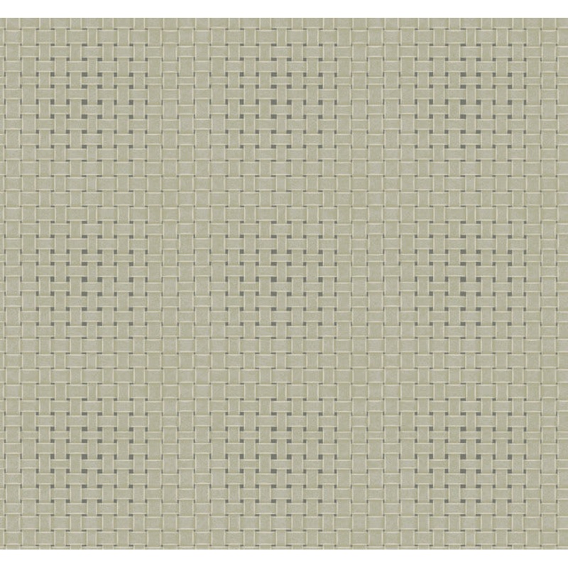 TC2613 Green Paradise Island Weave Wallpaper