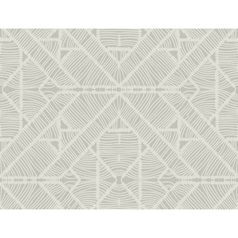 TC2701 Gray Diamond Macrame Wallpaper