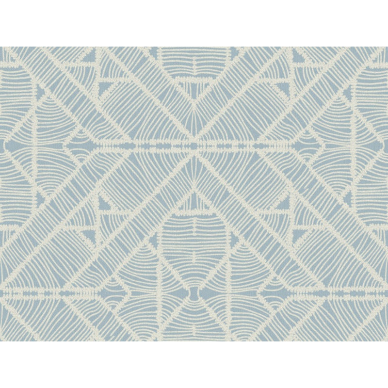 TC2704 Blue Diamond Macrame Wallpaper