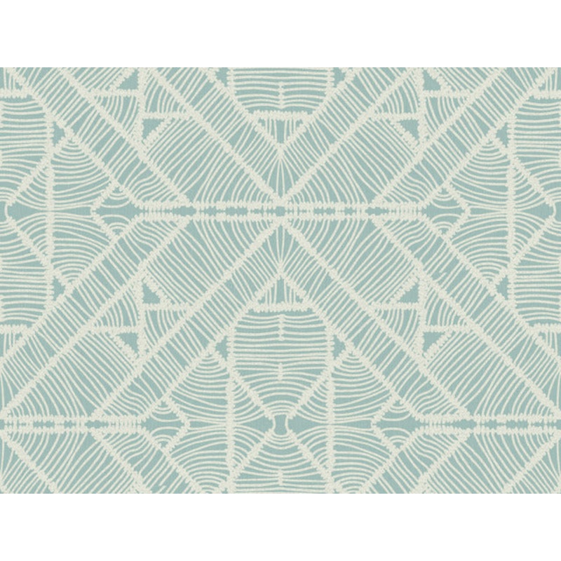 TC2705 Aqua Diamond Macrame Wallpaper