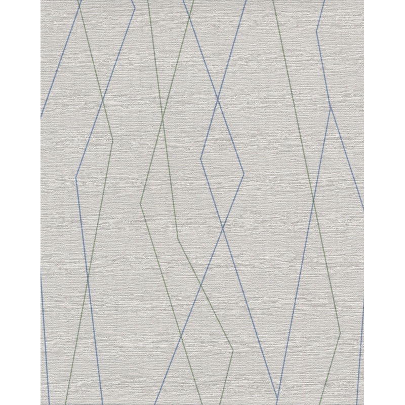 TD1018 White/Off Whites Diamond Fracture Wallpaper