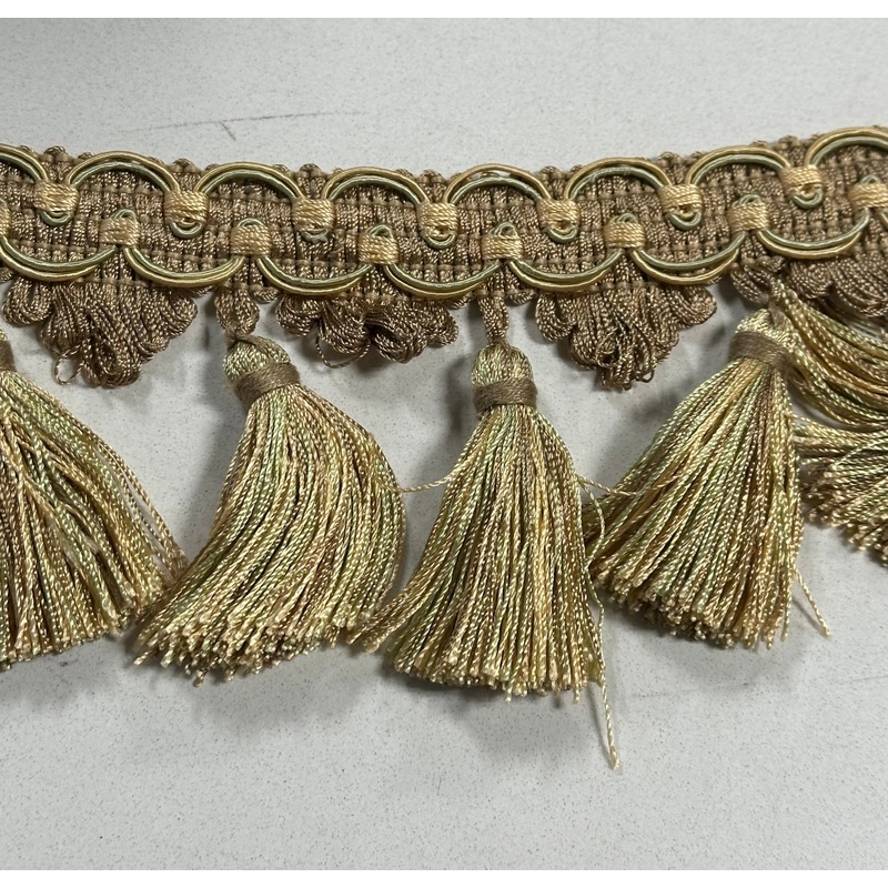 605TF.E Moss Libas Tassel Trim