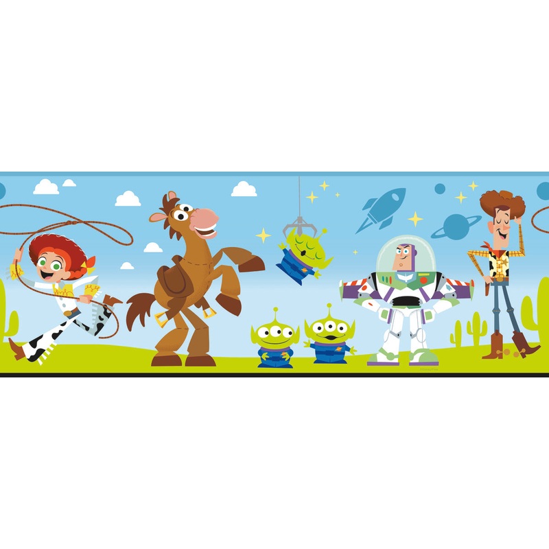 DI1018BD Green Disney and Pixar Toy Story 4 Border Wallpaper Border