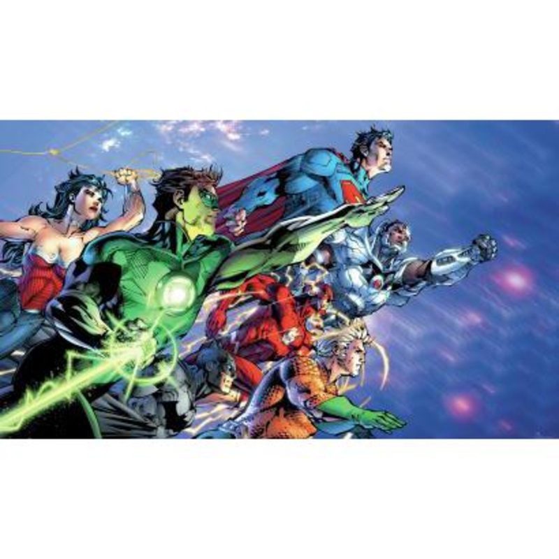 Murals Justice League Pre-Pasted Mural