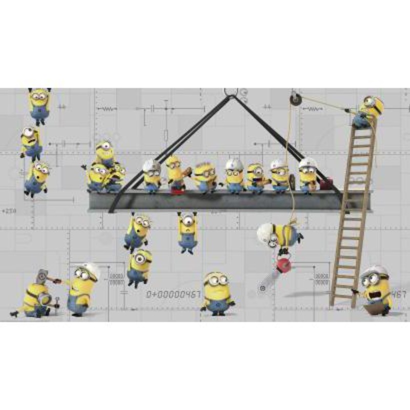 Murals Minions at Work Pre-Pasted Mural