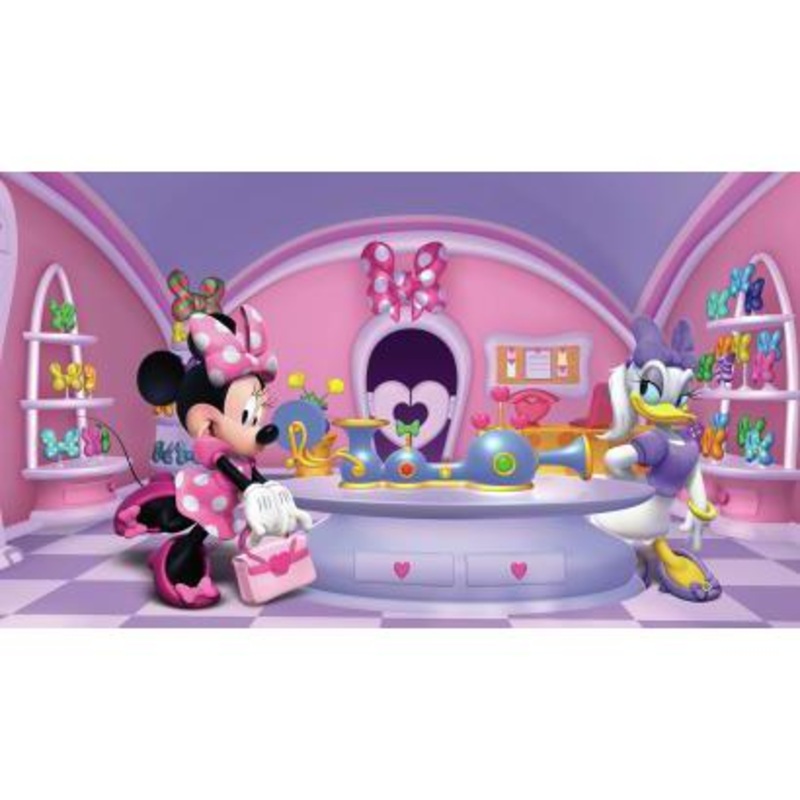 Murals Minnie Fashionista Pre-Pasted Mural