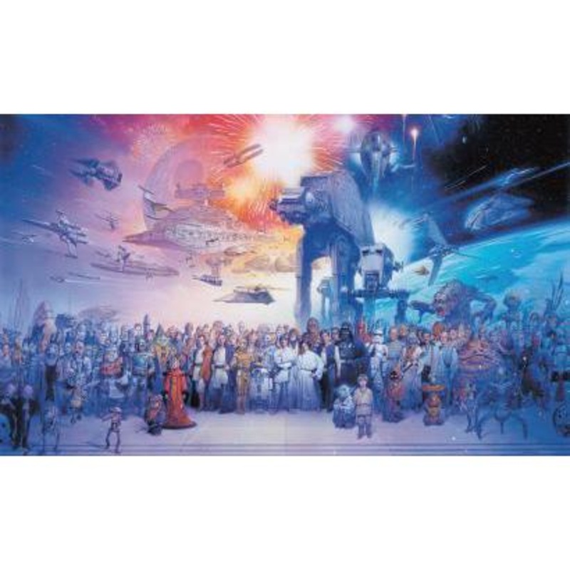 Murals Star Wars Saga Pre-Pasted Mural