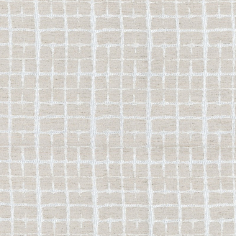 Shibori Plaid 180066 Chalk Novogratz Fabric