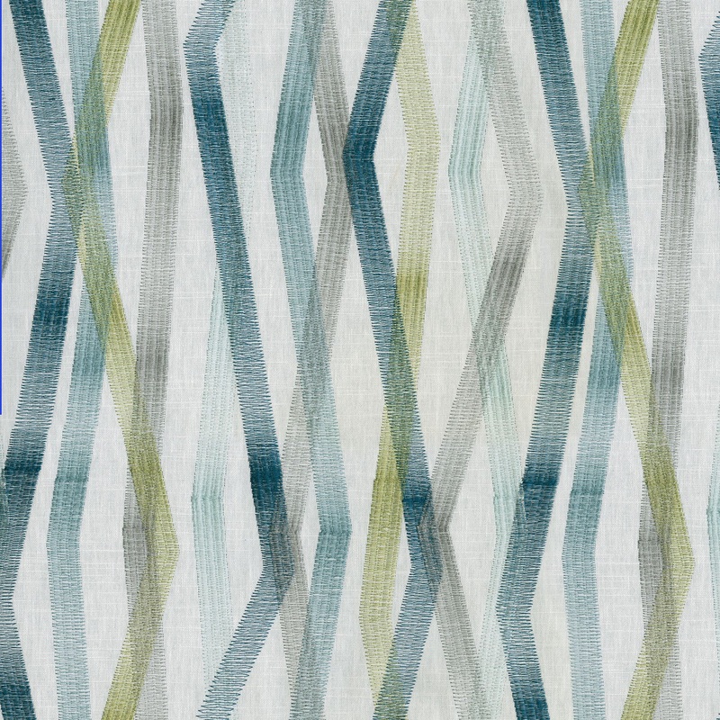 Zig & Zag Emb 180220 Poolside Novogratz Fabric