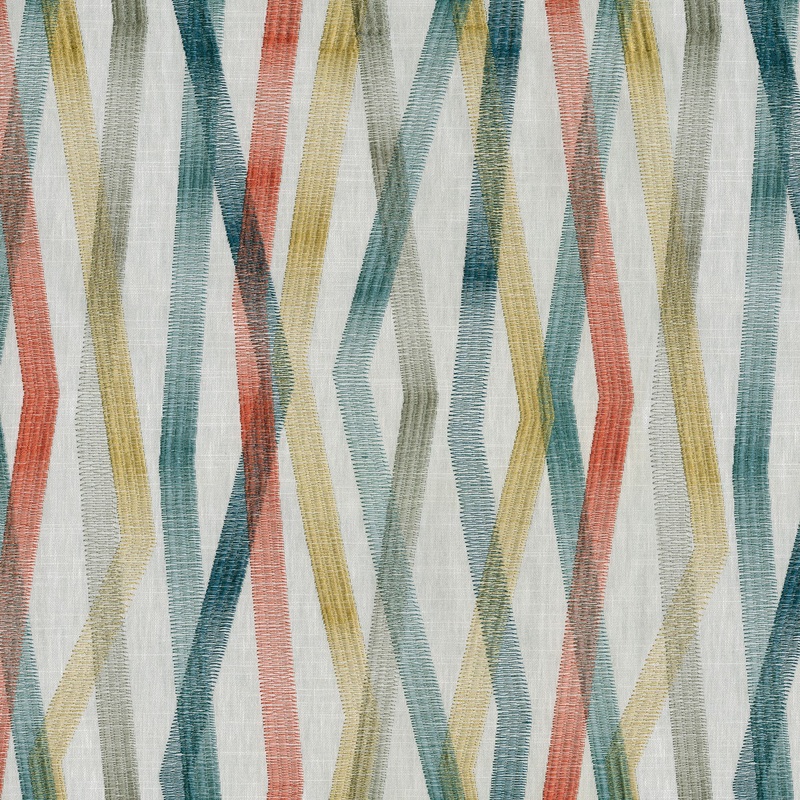 Zig & Zag Emb 180221 Confetti Novogratz Fabric