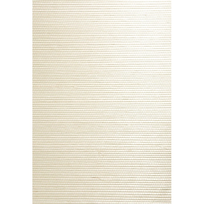 Ping Cream Grasscloth Wallpaper