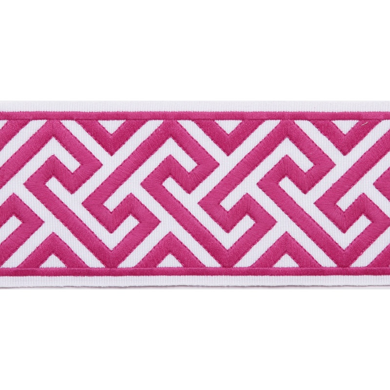 Capri Peony Greek Key Europatex Tape Trim