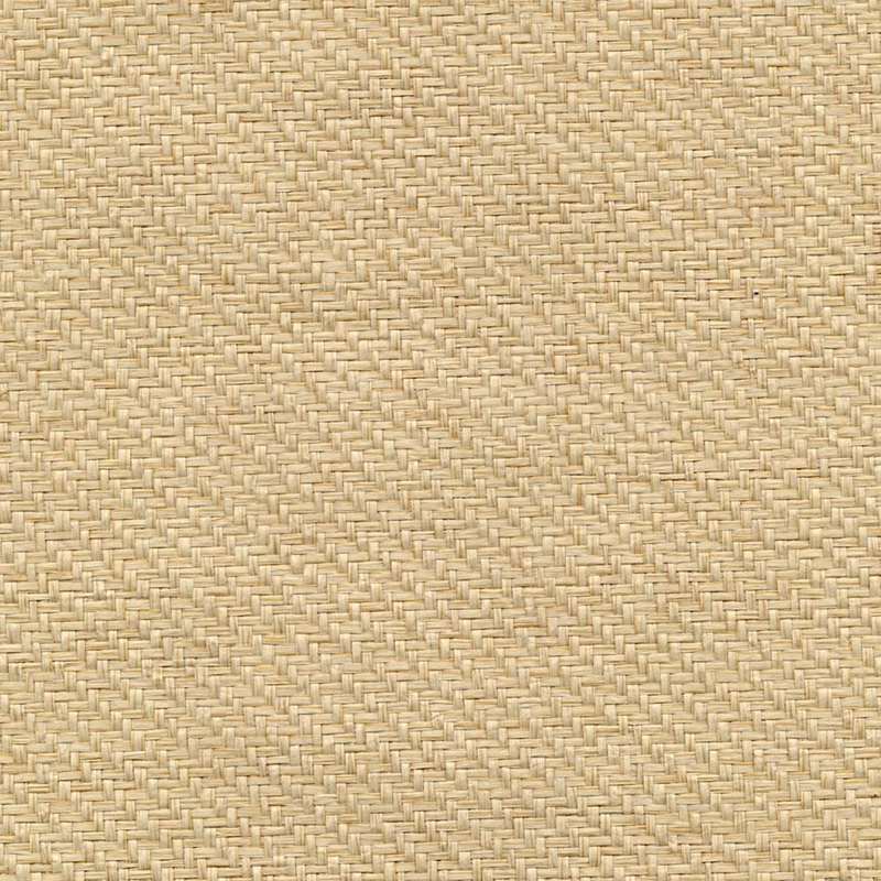 Tao Beige Grasscloth Wallpaper