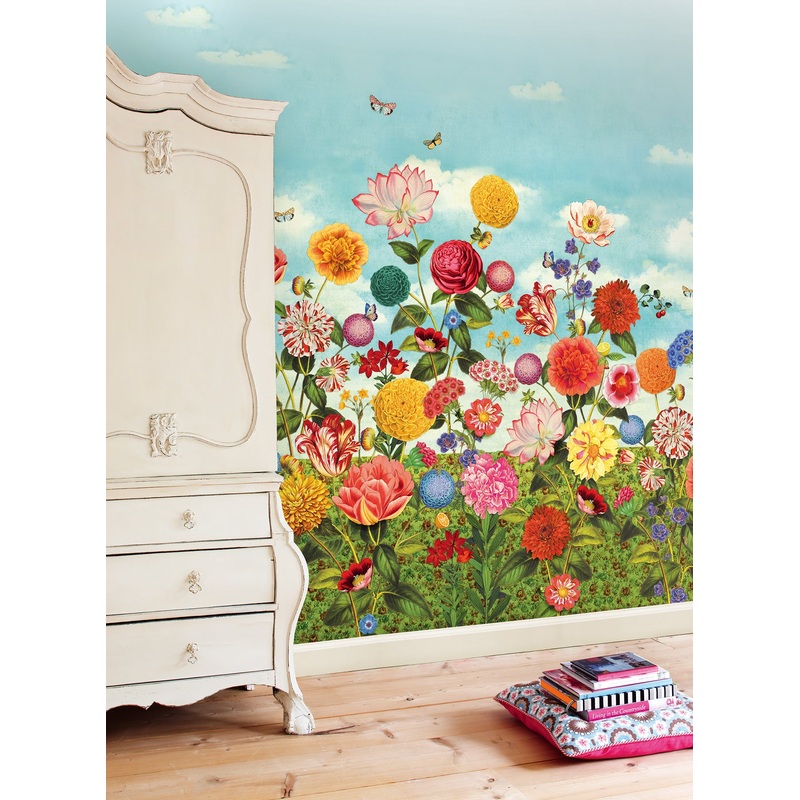Wild Flowerland Wallpaper Mural