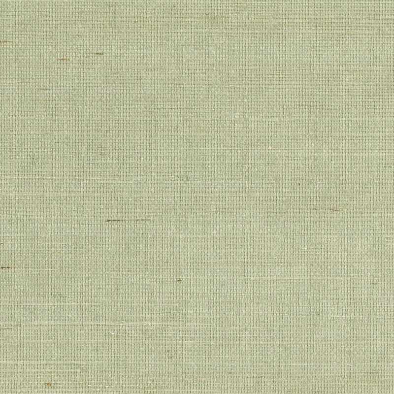 Popun Light Green Grasscloth Wallpaper