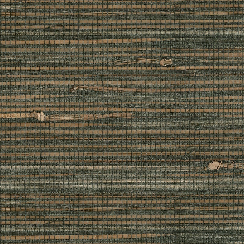 Reju Charcoal Grasscloth Wallpaper