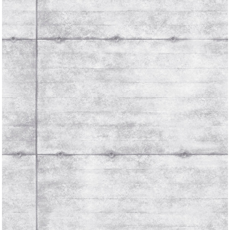 Smooth Concrete Grey Geometric Wallpaper