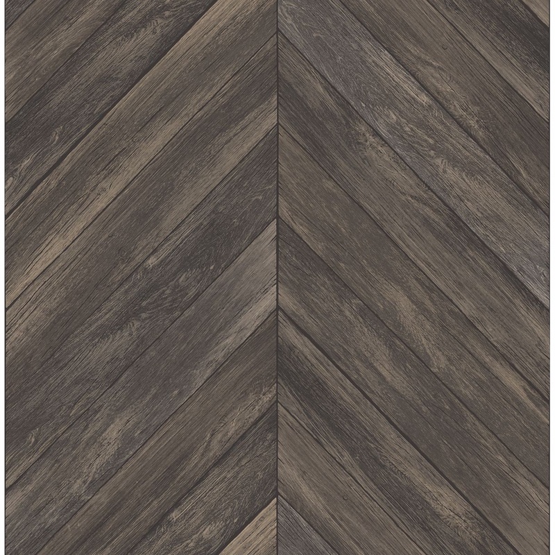 2540-24008 Parisian Espresso Parquet Wallpaper