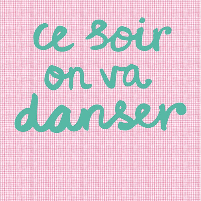 Pink Tonight We Will Dance Wall Mural