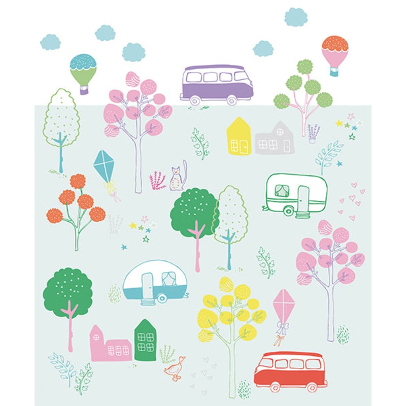 Road Trip Wall Mural