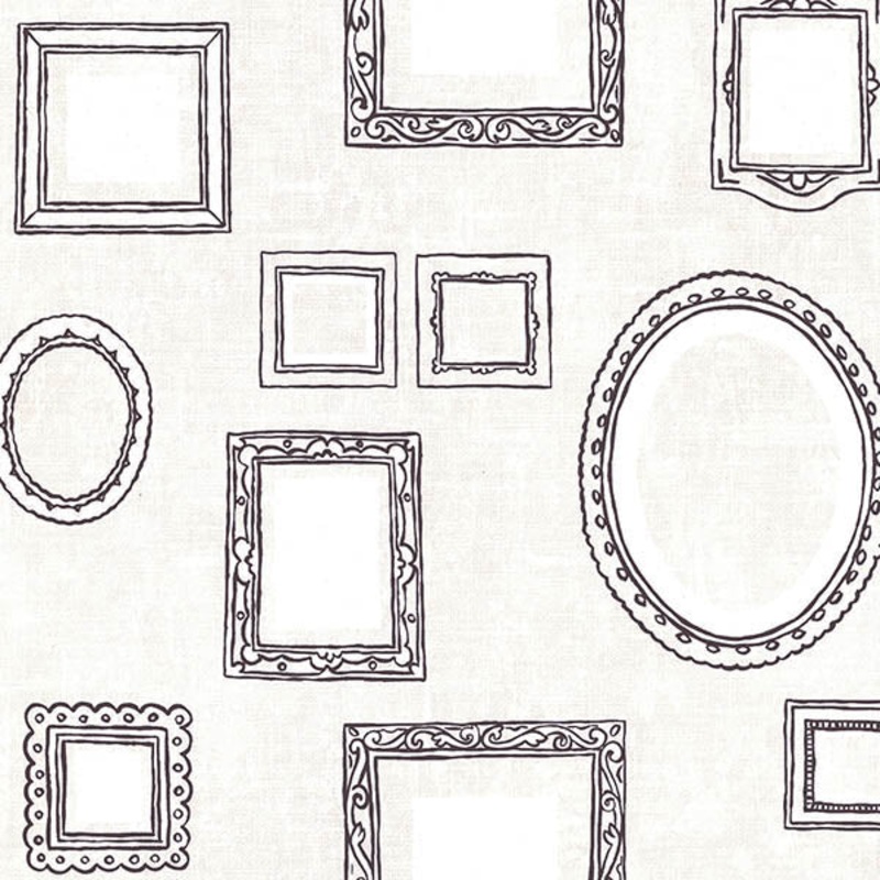 Van Allen Cream Graphic Wallpaper