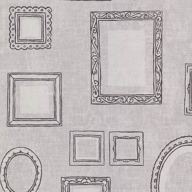 Van Allen Grey Graphic Wallpaper