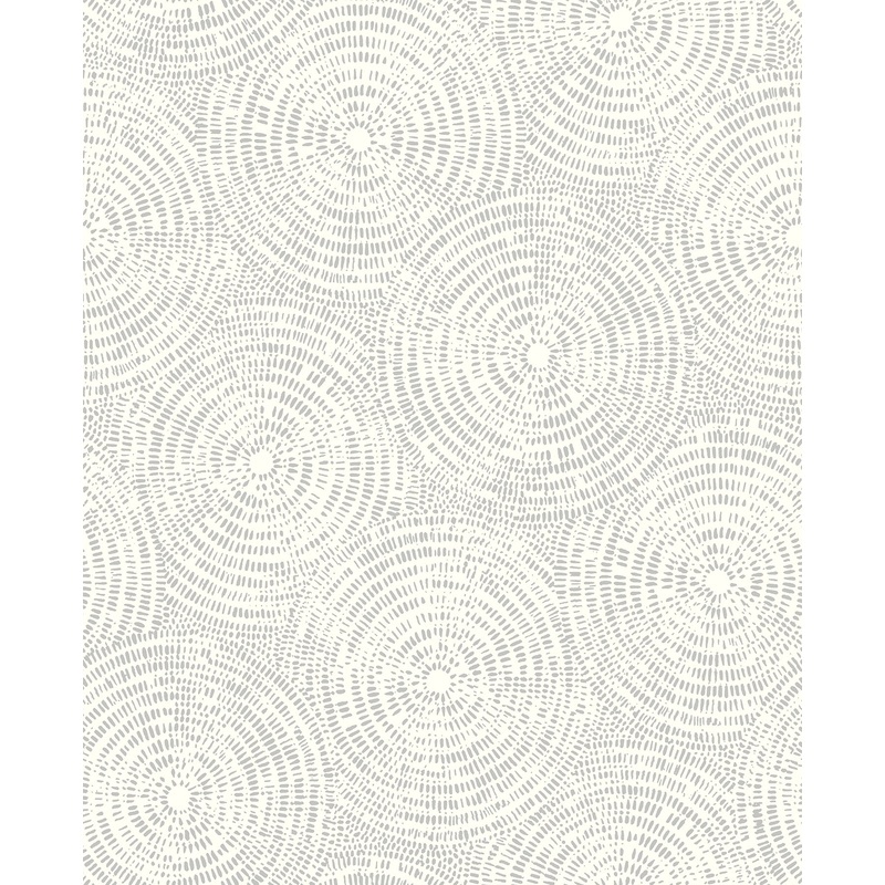 Vatten Grey Shibori Wallpaper