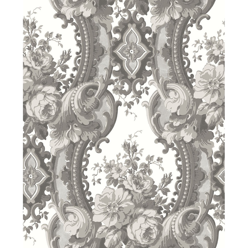 2763-24217 Dreamer Grey Damask Wallpaper