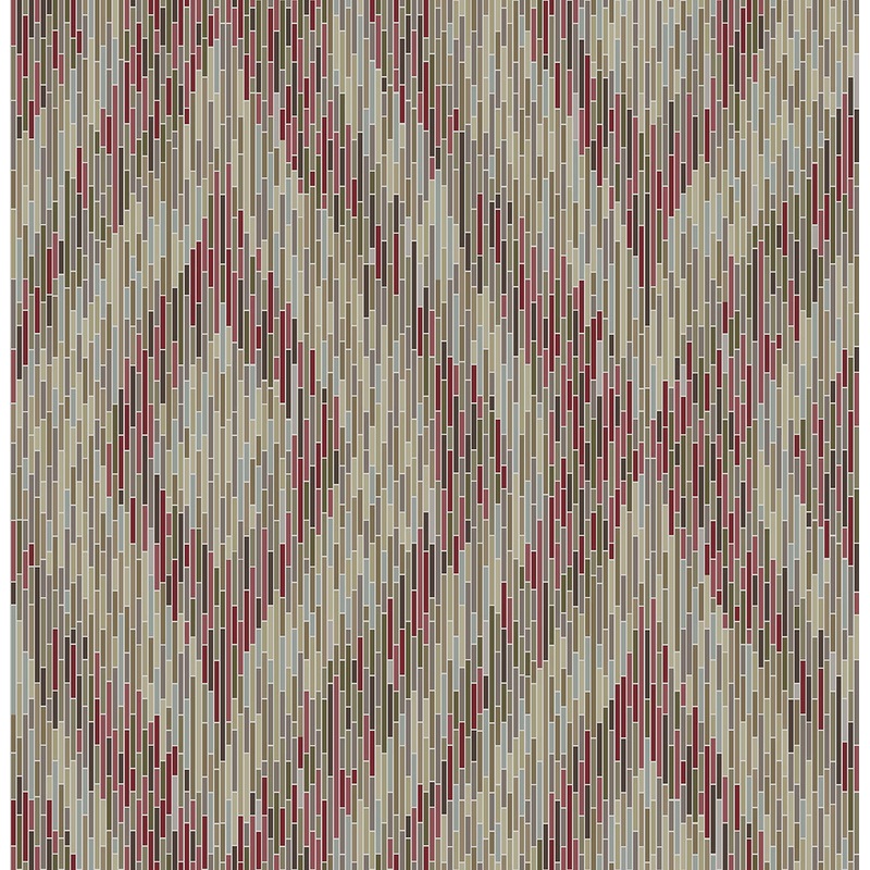2763-24220 Ethereal Red Ogee Wallpaper