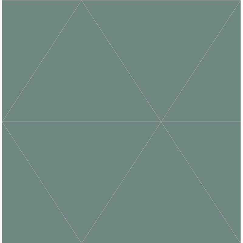 2763-24225 Twilight Green Geometric Wallpaper