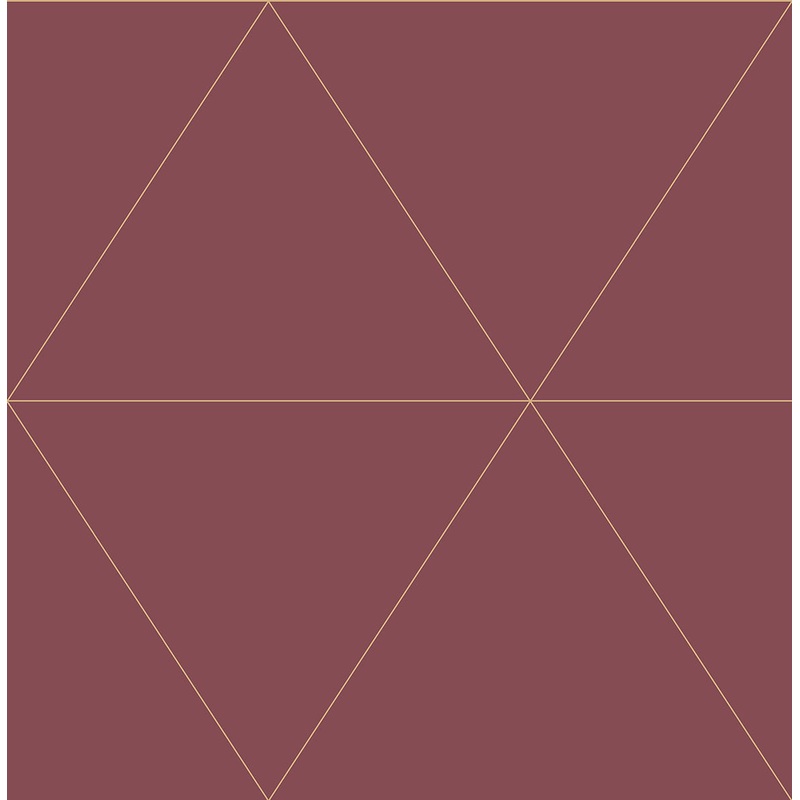 2763-24226 Twilight Red Geometric Wallpaper
