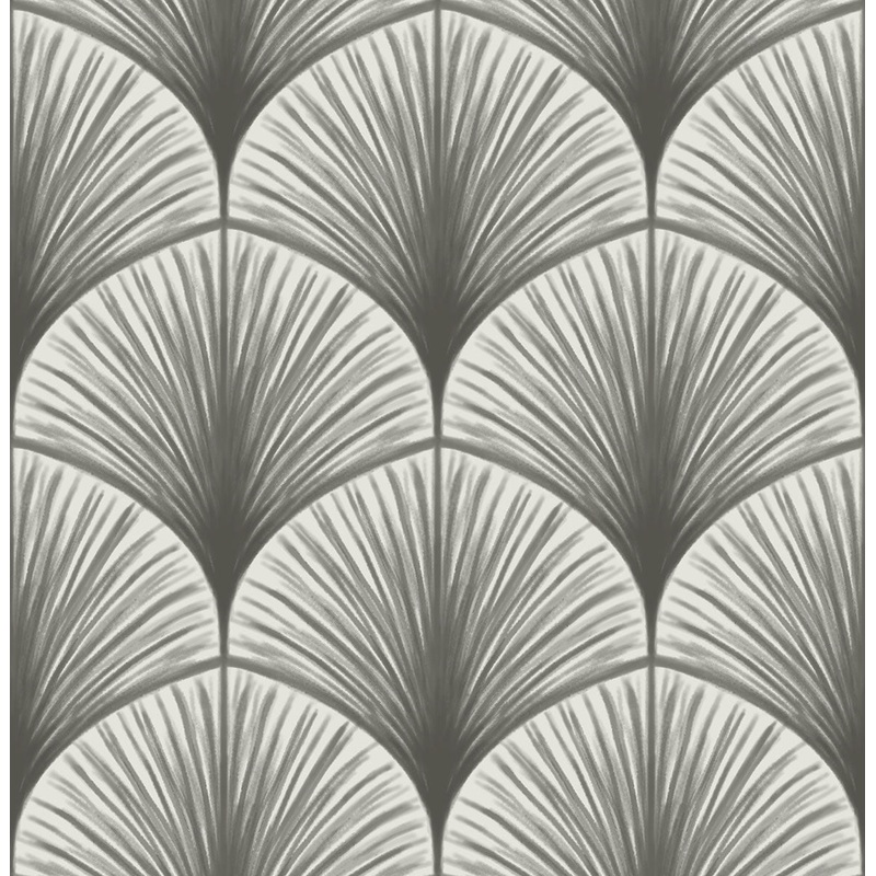2763-24230 Dusk Grey Frond Wallpaper