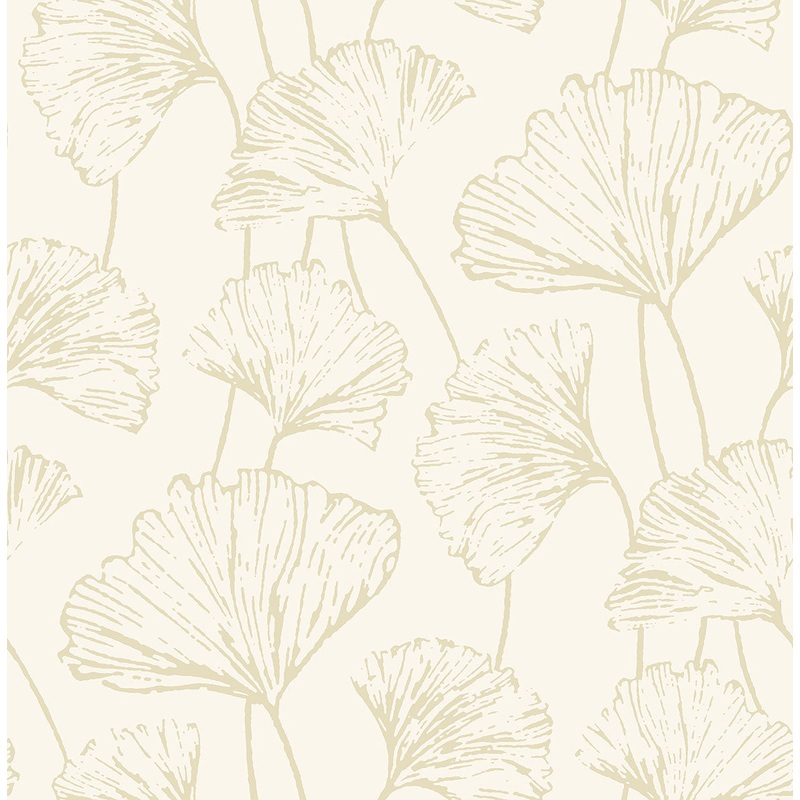 2764-24316 Reverie Gold Ginkgo Wallpaper