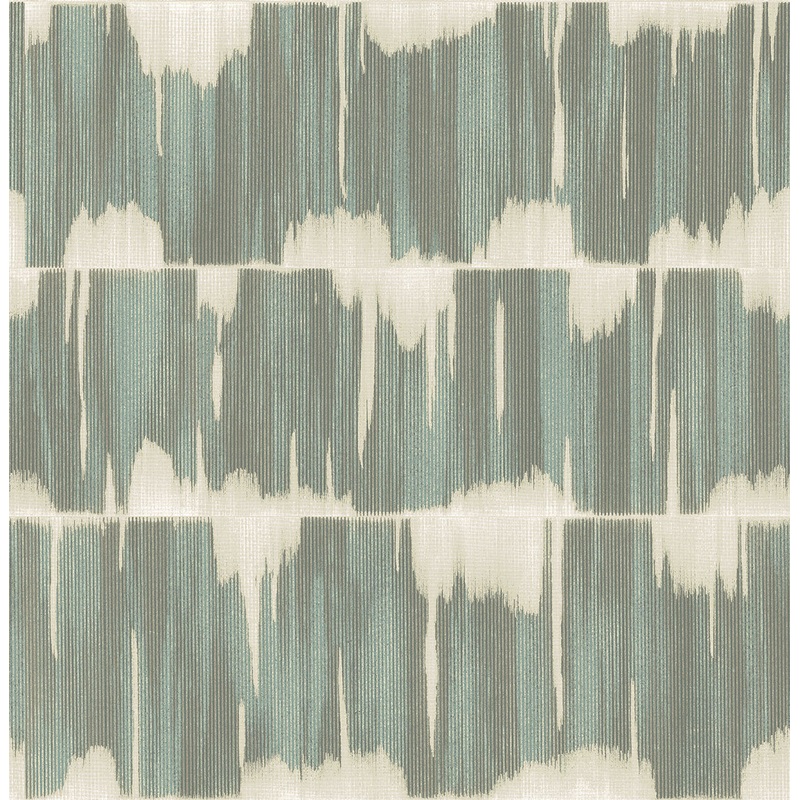 2764-24343 Serendipity Teal Shibori Wallpaper